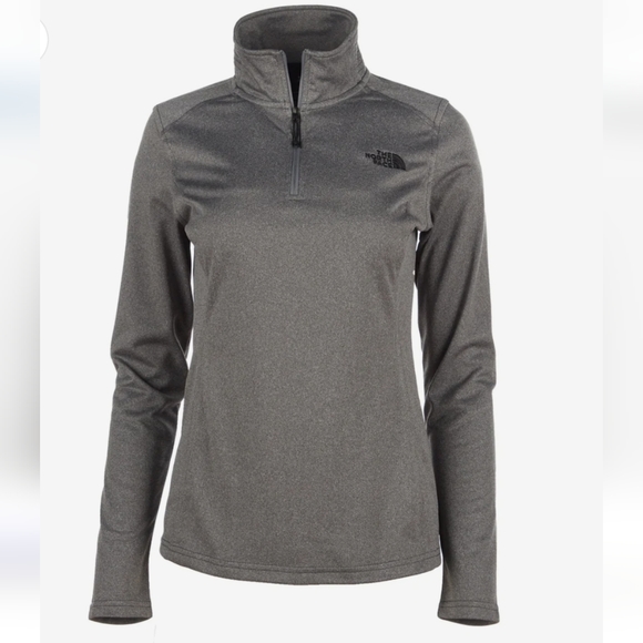 The North Face Women's Gray Tech Glacier ¼ Zip Fleece Pullover Top|Brand New| XL - Picture 4 of 10